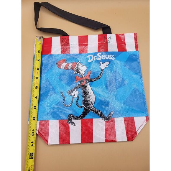 Dr. Seuss Reusable Totes Shopping Bags Small Shopping Bags Lot Of 2 NEW - Picture 3 of 7